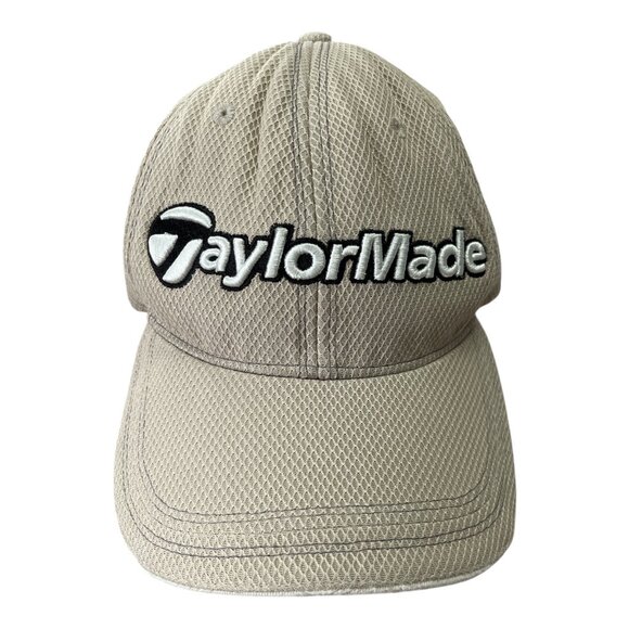 TaylorMade tmax Gear A-Flex Tan Mesh Golf Hat S/M - Picture 1 of 10